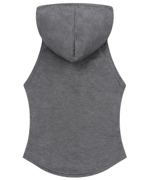MUCENT(ムセント)の「MUCENT/スリムフードスリーブレストップス(Tシャツ/カットソー・レディース・チャコールグレー/グレー/ブラック・FREE)」の21枚目の写真