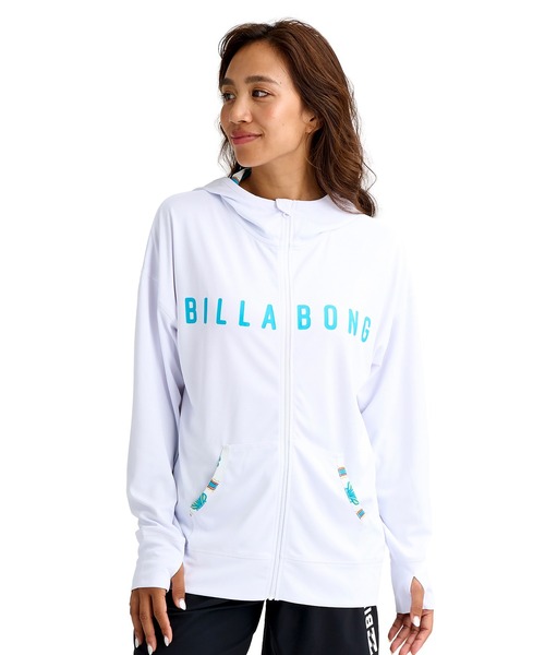BILLABONG/ビラボン 水着 ラッシュガード ジップアップ パーカー ZIP HOODED PRINT LOOSE RG BG013851