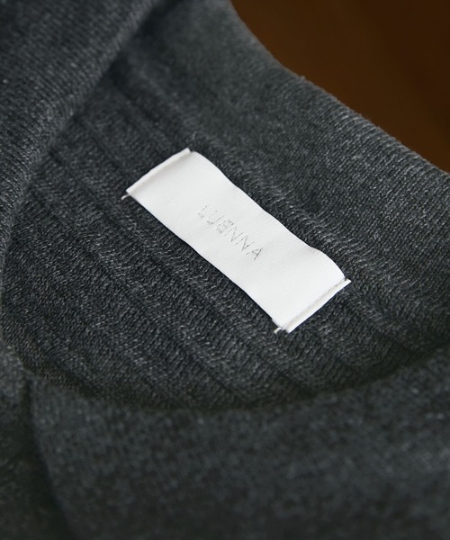 LUENNA(ルエナ)の「【LUENNA】Textured Half Sleeve Knit Polo Shirt / テクスチャード半袖ニットポロシャツ(ポロシャツ・メンズ・チャコールグレー/ネイビー・L/M/S)」の21枚目の写真
