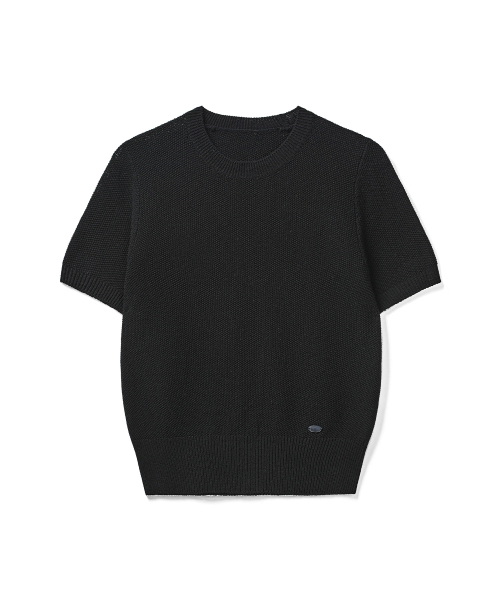 COSTUME O’CLOCK（コスチュームオクロック）の「[ITALY] ベーシックラウンドPKハーフニット5カラーCOWKT007（Tシャツ/カットソー・レディース・ブラック/アイボリー/ブラウン/オートミール/グレー・SMALL/MEDIUM）」の14枚目の写真