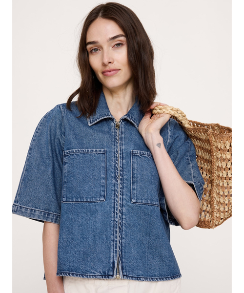 Banana Republic（バナナリパブリック）の「デニム フレアスリーブ