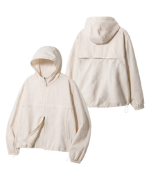 YALE（イェール）の「シアサッカー チェック ウインドブレーカー_アイボリー（ナイロンジャケット）」