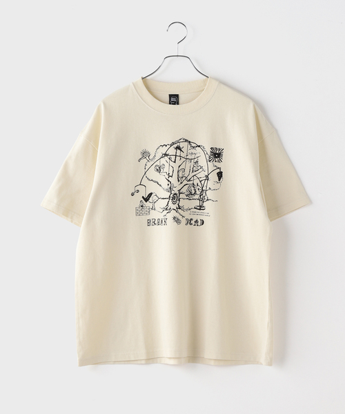 BRAIN DEAD(ブレインデット)の「BRAIN DEAD / ブレインデッド ORACLE T-SHIRT(Tシャツ/カットソー・メンズ・アイボリー・LARGE/MEDIUM)」の4枚目の写真