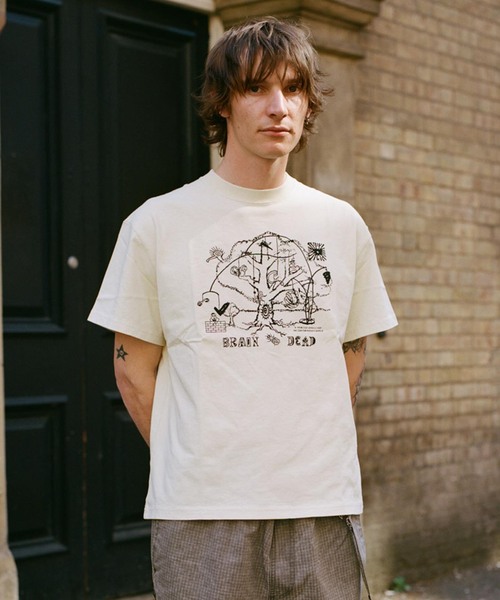 BRAIN DEAD(ブレインデット)の「BRAIN DEAD / ブレインデッド ORACLE T-SHIRT(Tシャツ/カットソー・メンズ・アイボリー・LARGE/MEDIUM)」の8枚目の写真