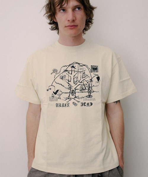 BRAIN DEAD(ブレインデット)の「BRAIN DEAD / ブレインデッド ORACLE T-SHIRT(Tシャツ/カットソー・メンズ・アイボリー・LARGE/MEDIUM)」の11枚目の写真