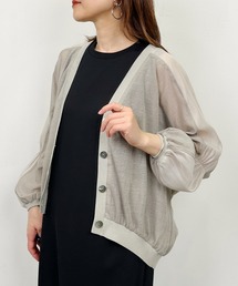 ダブルフェイスニットボレロ（Doubleface Knit Bolero）（カーディガン
