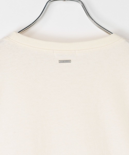 LEPSIM(レプシィム)の「裾異素材ギャザーT 668371(Tシャツ/カットソー・レディース・キナリ/ブラック・FREE)」の8枚目の写真