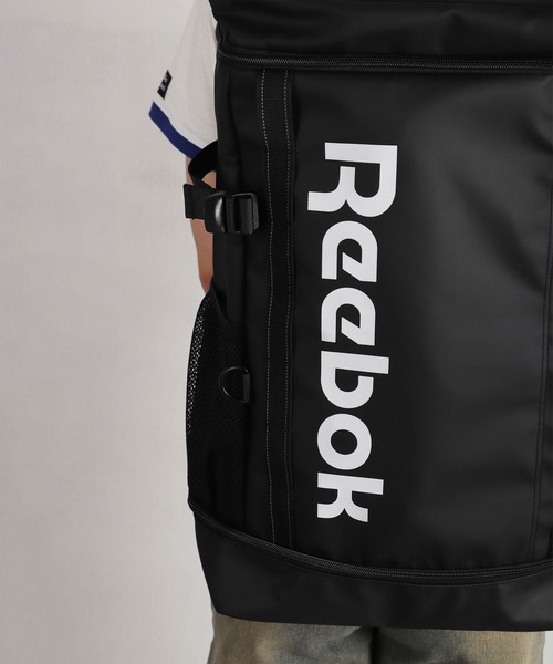 Reebok(リーボック)の「Reebok / リーボック ボックス型バックパック 大容量 防水風素材 PC収納対応(バックパック/リュック・メンズ・ブラック×ブラック/ブラック・FREE)」の7枚目の写真
