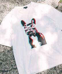 ITEMS URBANRESEARCH | 『接触冷感/吸水速乾/UVカット』DOG IN SHADES プリントTシャツ(Tシャツ/カットソー)