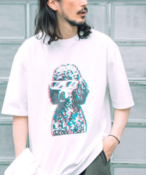 ITEMS URBANRESEARCH（アイテムズ アーバンリサーチ）の「『接触冷感/吸水速乾/UVカット』DOG IN SHADES プリントTシャツ（Tシャツ/カットソー・メンズ・その他3/その他1/その他2・LARGE/MEDIUM）」の13枚目の写真