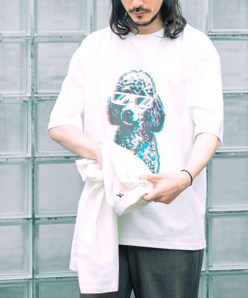 ITEMS URBANRESEARCH（アイテムズ アーバンリサーチ）の「『接触冷感/吸水速乾/UVカット』DOG IN SHADES プリントTシャツ（Tシャツ/カットソー・メンズ・その他3/その他1/その他2・LARGE/MEDIUM）」の15枚目の写真