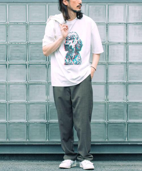 ITEMS URBANRESEARCH（アイテムズ アーバンリサーチ）の「『接触冷感/吸水速乾/UVカット』DOG IN SHADES プリントTシャツ（Tシャツ/カットソー・メンズ・その他3/その他1/その他2・LARGE/MEDIUM）」の16枚目の写真