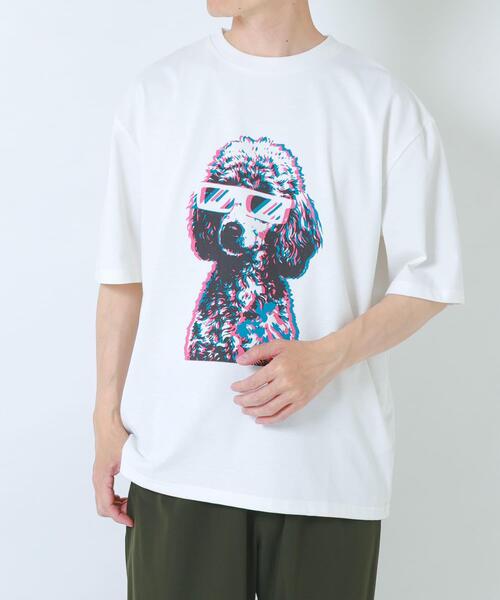 ITEMS URBANRESEARCH（アイテムズ アーバンリサーチ）の「『接触冷感/吸水速乾/UVカット』DOG IN SHADES プリントTシャツ（Tシャツ/カットソー・メンズ・その他3/その他1/その他2・LARGE/MEDIUM）」の19枚目の写真