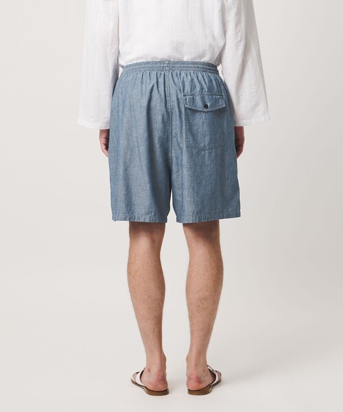 FILL THE BILL（フィルザビル）の「【別注】＜FILL THE BILL＞CHAMBRAY SHORTS/ショーツ（その他パンツ・メンズ・ブラック/ネイビー・1/2）」の7枚目の写真