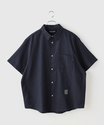 YESEYESEE / イエスアイシー Y.E.S Font Plaid Half Shirt