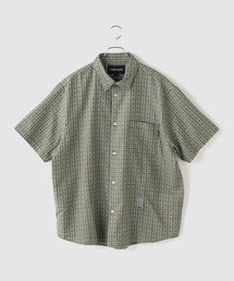 YESEYESEE / イエスアイシー Y.E.S Font Plaid Half Shirt