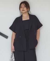 【野呂佳代さん着用】TENNEN TOUCH COOL ハーフスリーブ ジャケット