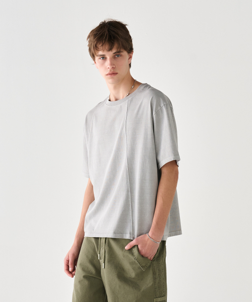 NOUN(ノウン)の「ウォッシュドクロップTシャツ(グレー)(Tシャツ/カットソー・メンズ・その他・2/1)」の2枚目の写真