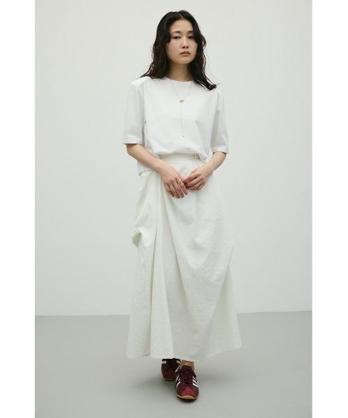 STYLEMIXER(スタイルミキサー)の「ショルダーパッドモードT(Tシャツ/カットソー・レディース・ホワイト/ピンク/チャコールグレー・SMALL/MEDIUM)」の7枚目の写真