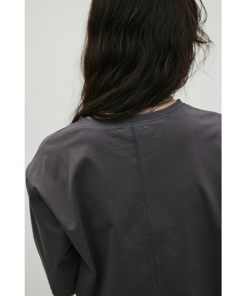 STYLEMIXER(スタイルミキサー)の「ショルダーパッドモードT(Tシャツ/カットソー・レディース・ホワイト/ピンク/チャコールグレー・SMALL/MEDIUM)」の22枚目の写真