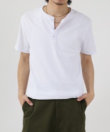 スパンテレコクルー・ヘンリーTEE 半袖