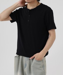 スパンテレコクルー・ヘンリーTEE 半袖