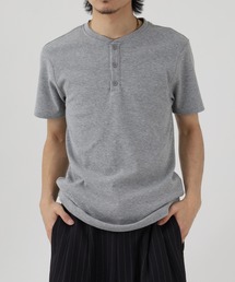 スパンテレコクルー・ヘンリーTEE 半袖