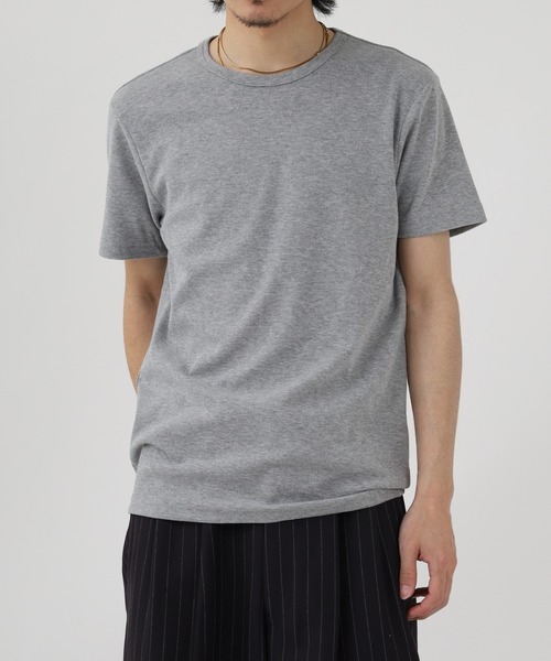 FUNALIVE(ファンアライブ)の「スパンテレコクルー・ヘンリーTEE 半袖(Tシャツ/カットソー・メンズ・グレー系その他/ブラック/グレー/ホワイト/ブラック系その他/ホワイト系その他・XL/M)」の5枚目の写真