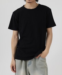 スパンテレコクルー・ヘンリーTEE 半袖