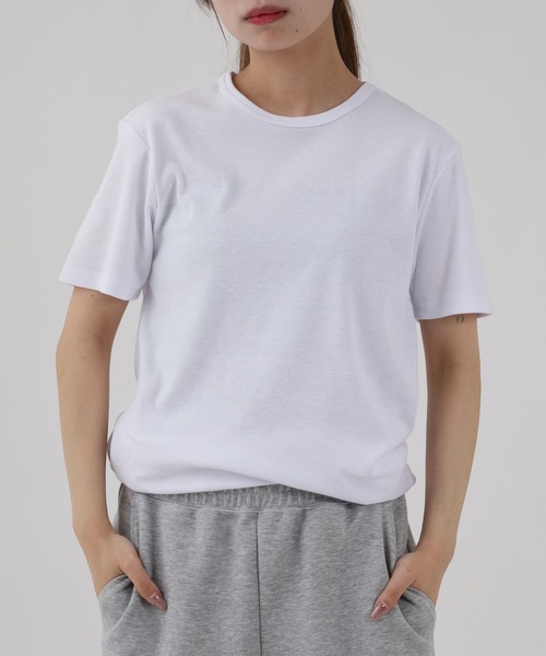 FUNALIVE(ファンアライブ)の「スパンテレコクルー・ヘンリーTEE 半袖(Tシャツ/カットソー・メンズ・グレー系その他/ブラック/グレー/ホワイト/ブラック系その他/ホワイト系その他・XL/M)」の9枚目の写真
