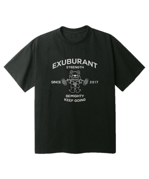BEMIGHTY（ビーマイティー）の「キープゴーイング ベア オーバーサイズ 半袖Tシャツ [メランジェグレー]（Tシャツ/カットソー・メンズ・その他・LARGE/X-LARGE/XX-LARGE）」の2枚目の写真