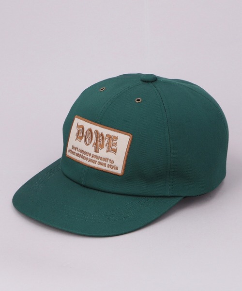 CA4LA（カシラ）の「PATCH BASE CAP（キャップ・メンズ・ブラック/チャコールグレー/グリーン・ONESIZE）」の3枚目の写真
