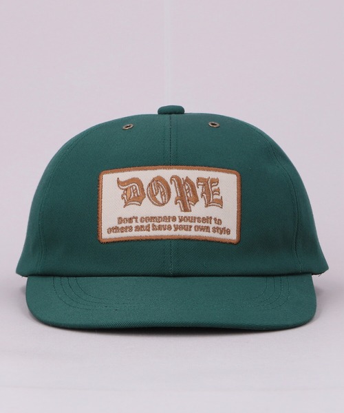 CA4LA（カシラ）の「PATCH BASE CAP（キャップ・メンズ・ブラック/チャコールグレー/グリーン・ONESIZE）」の4枚目の写真