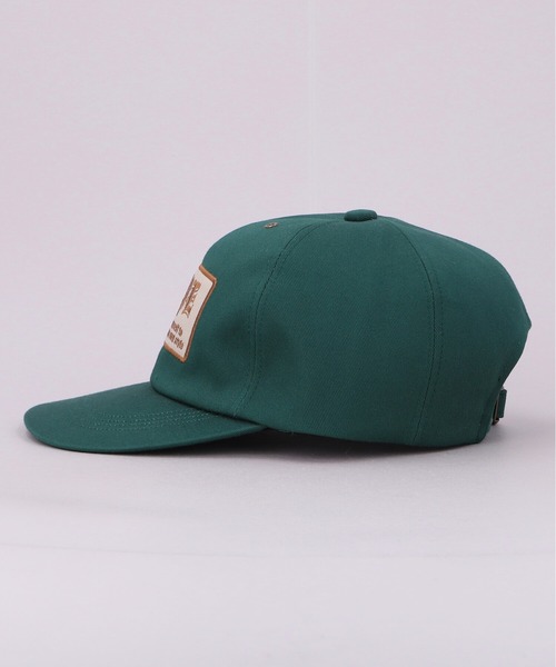 CA4LA（カシラ）の「PATCH BASE CAP（キャップ・メンズ・ブラック/チャコールグレー/グリーン・ONESIZE）」の5枚目の写真