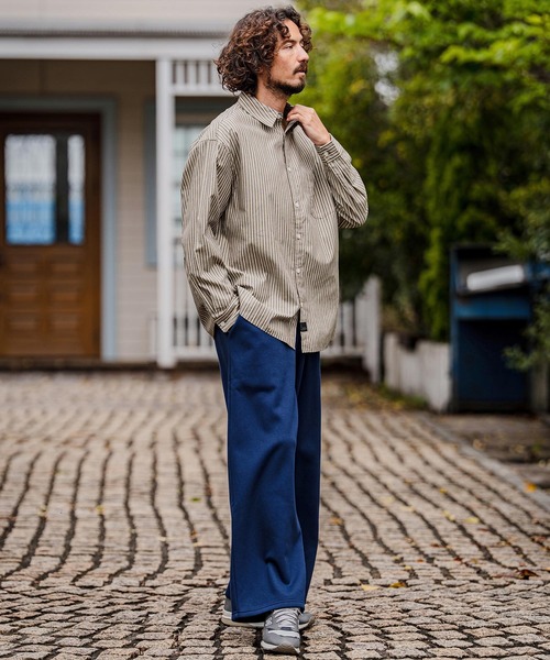 CAMBIO(カンビオ)の「ms6533-Multi Stripe Long Sleeve Shirts ストライプシャツ(PF-262-002)(シャツ/ブラウス・メンズ・グレー/ブラウン・L/M)」の20枚目の写真