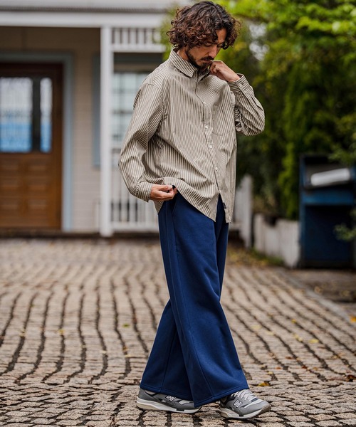 CAMBIO(カンビオ)の「ms6533-Multi Stripe Long Sleeve Shirts ストライプシャツ(PF-262-002)(シャツ/ブラウス・メンズ・グレー/ブラウン・L/M)」の21枚目の写真