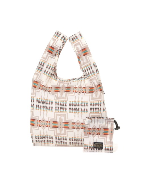 PENDLETON(ペンドルトン)の「【PENDLETON(ペンドルトン)】ミニショップバッグ(エコバッグ/サブバッグ・メンズ・ベージュ/ブラック/グレー・FREE)」の1枚目の写真