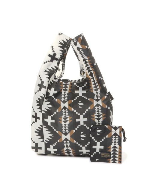 PENDLETON(ペンドルトン)の「【PENDLETON(ペンドルトン)】ミニショップバッグ(エコバッグ/サブバッグ・メンズ・ベージュ/ブラック/グレー・FREE)」の2枚目の写真