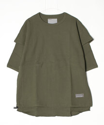 POLIQUANT（ポリクアント）の「【POLIQUANT/ポリクアント】THE LINKED WAFFLE S/S LAYERED TEE（Tシャツ/カットソー）」