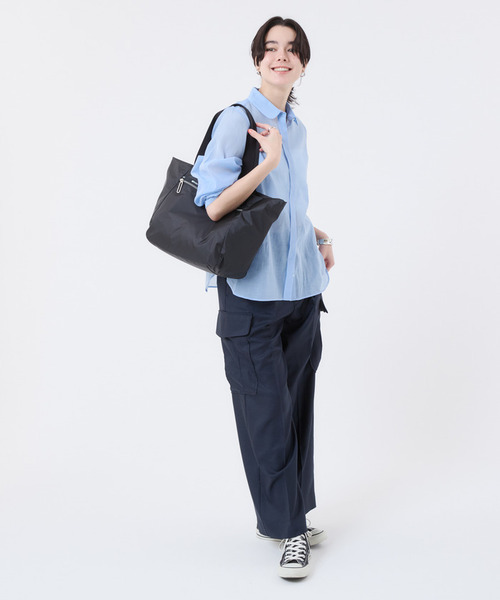 ESSENTIAL E/W ZIPTOP TOTE ブラックC（トートバッグ）｜LeSportsac