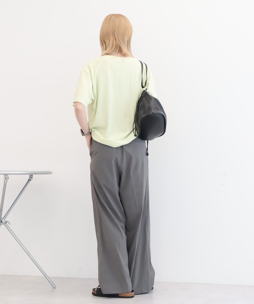 AMERICAN HOLIC(アメリカンホリック)の「【マルチ機能】ラップワイドパンツ(その他パンツ・レディース・杢グレー/モカ・M/L)」の21枚目の写真