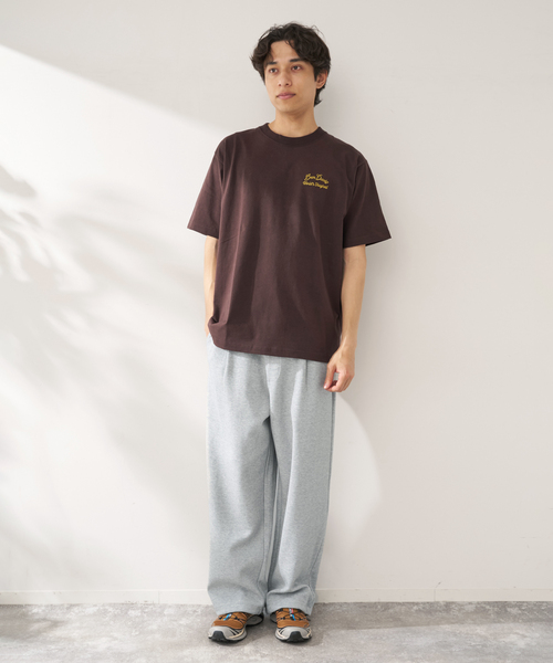 BEN DAVIS（ベンデイビス）の「Ben Davis 別注 エイシャキシシュウTシャツ（Tシャツ/カットソー・メンズ・ホワイト/ブラウン・LARGE/MEDIUM）」の5枚目の写真
