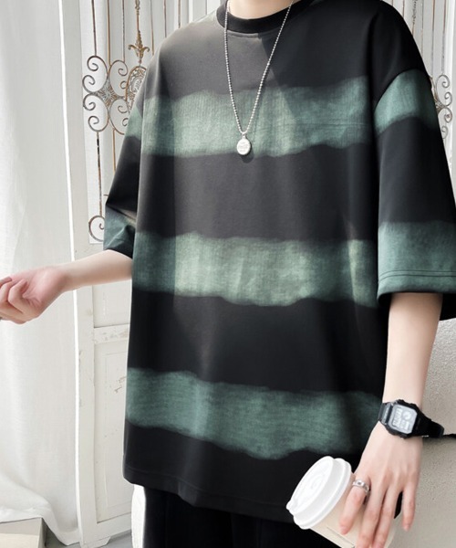 KELVIN(ケルヴァン)の「Mist Border Tee ミストボーダーTシャツ(Tシャツ/カットソー・メンズ・ホワイト/ブラック・LARGE/MEDIUM)」の11枚目の写真