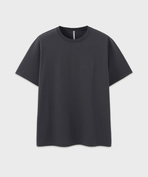 NOIRER(ノイア)の「スーピマコットン ラグジュアリーTシャツ (ダークグレー)(Tシャツ/カットソー・メンズ・その他・50/52/48)」の6枚目の写真
