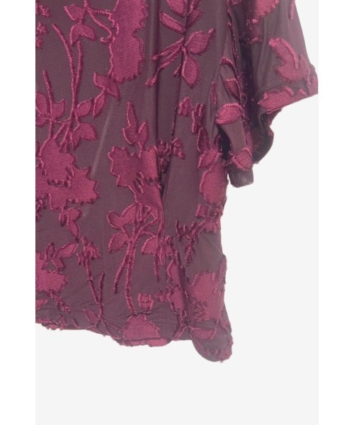 Muel Chic(ミュエルシック)の「Grow cutsew / グロウカットソー(Tシャツ/カットソー・レディース・ブラック/オフホワイト/マルーン/シアン・FREE)」の8枚目の写真