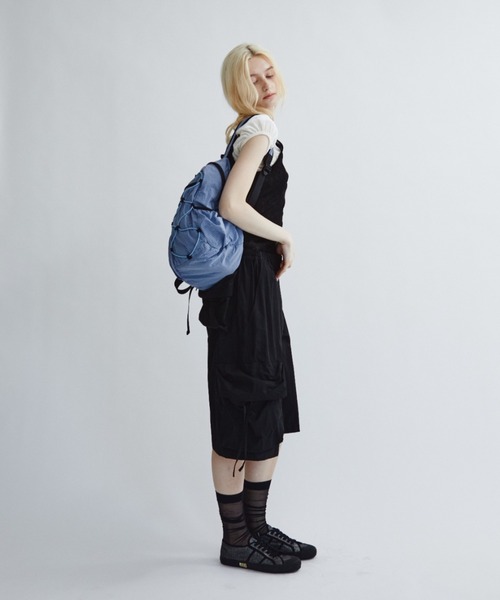 ANF.MUU(アンフムー)の「【再入荷】ユーティリティポケットコードデザインバックパック(バックパック/リュック・レディース・ブルー/アイボリー/グレー/ブラック・FREE)」の11枚目の写真