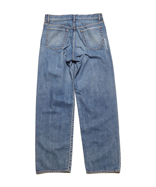 uniform experiment(ユニフォームエクスペリメント)の「DAMAGED DENIM WIDE-FIT JEANS(デニムパンツ・メンズ・インディゴブルー/ブラック・4/1/2/3/5)」の13枚目の写真