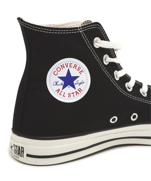 AVIREX(アヴィレックス)の「《CONVERSE》CANVAS ALL STAR J HI / キャンバス オールスター ハイカット / コンバース(スニーカー・メンズ・オフホワイト/ブラック・8.5/9/7.5/9.5)」の13枚目の写真