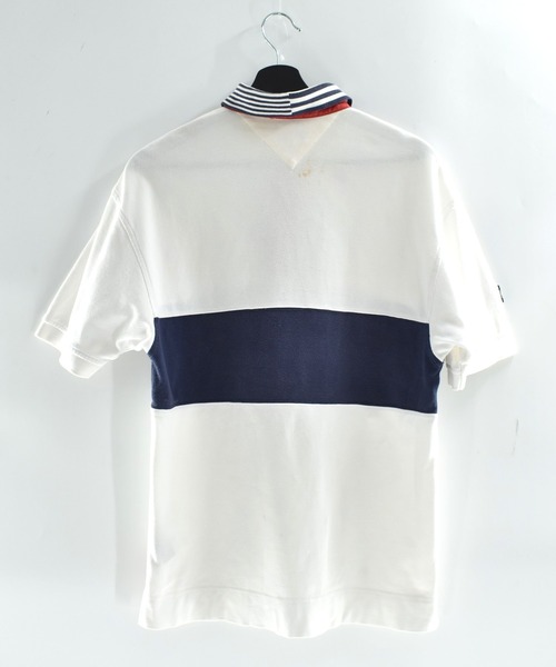 TOMMY HILFIGER(トミーヒルフィガー)の「【USED】90’s TOMMY HILFIGER ポロシャツ(シャツ/ブラウス・メンズ・ホワイト・MEDIUM)」の7枚目の写真
