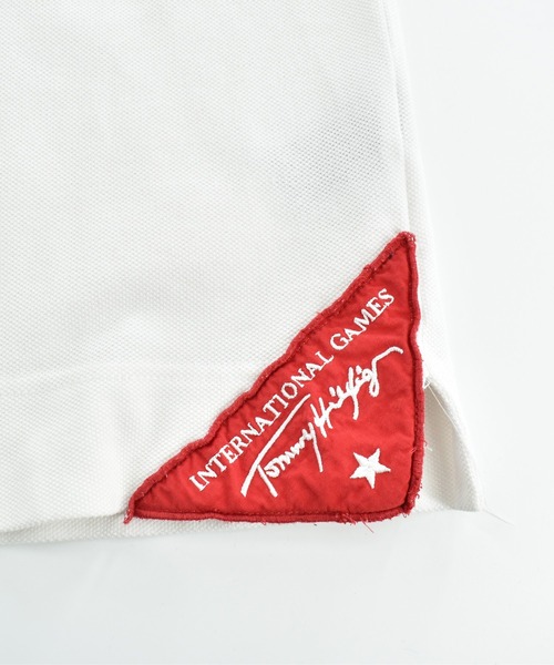 TOMMY HILFIGER(トミーヒルフィガー)の「【USED】90’s TOMMY HILFIGER ポロシャツ(シャツ/ブラウス・メンズ・ホワイト・MEDIUM)」の4枚目の写真